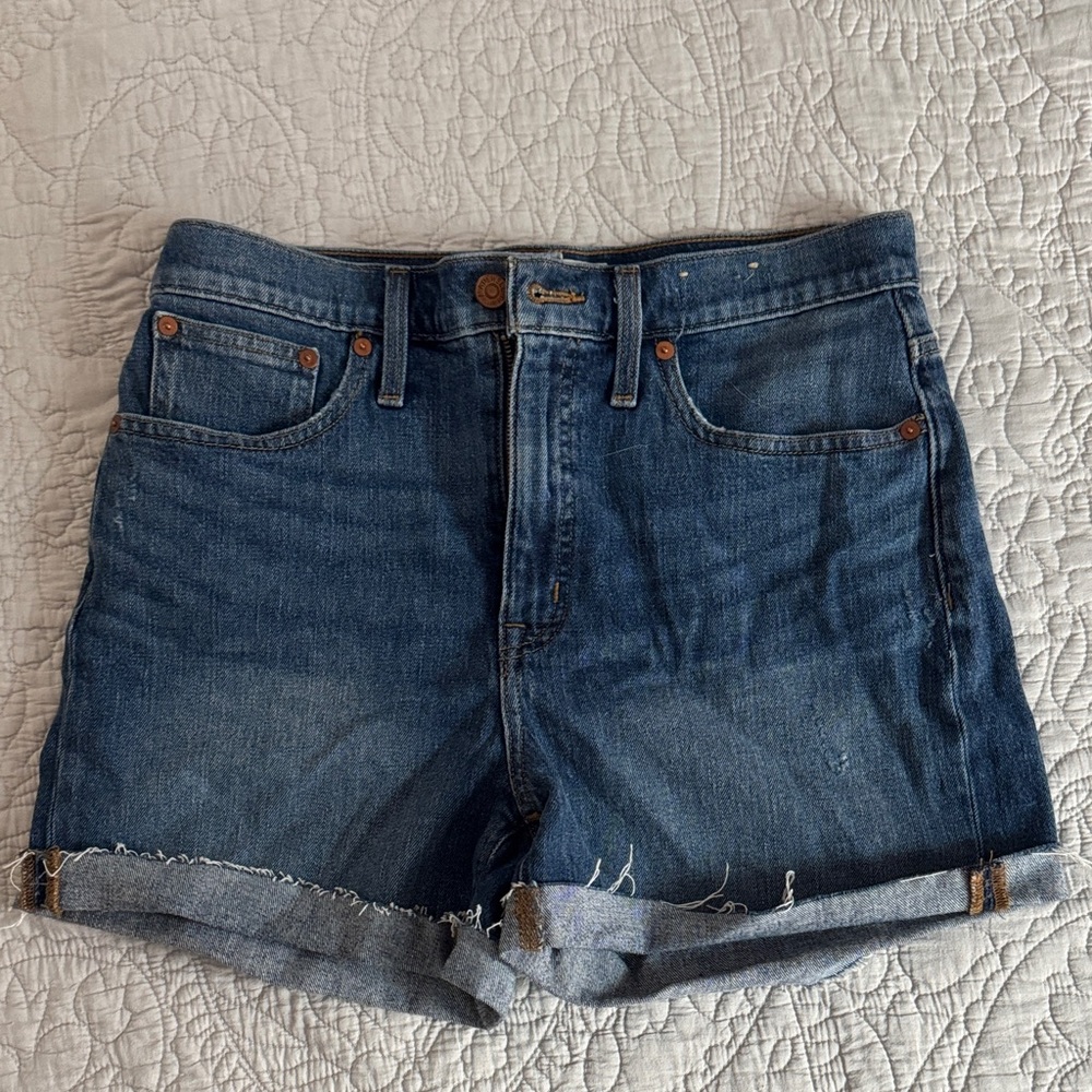 Madewell high rise denim short size 29